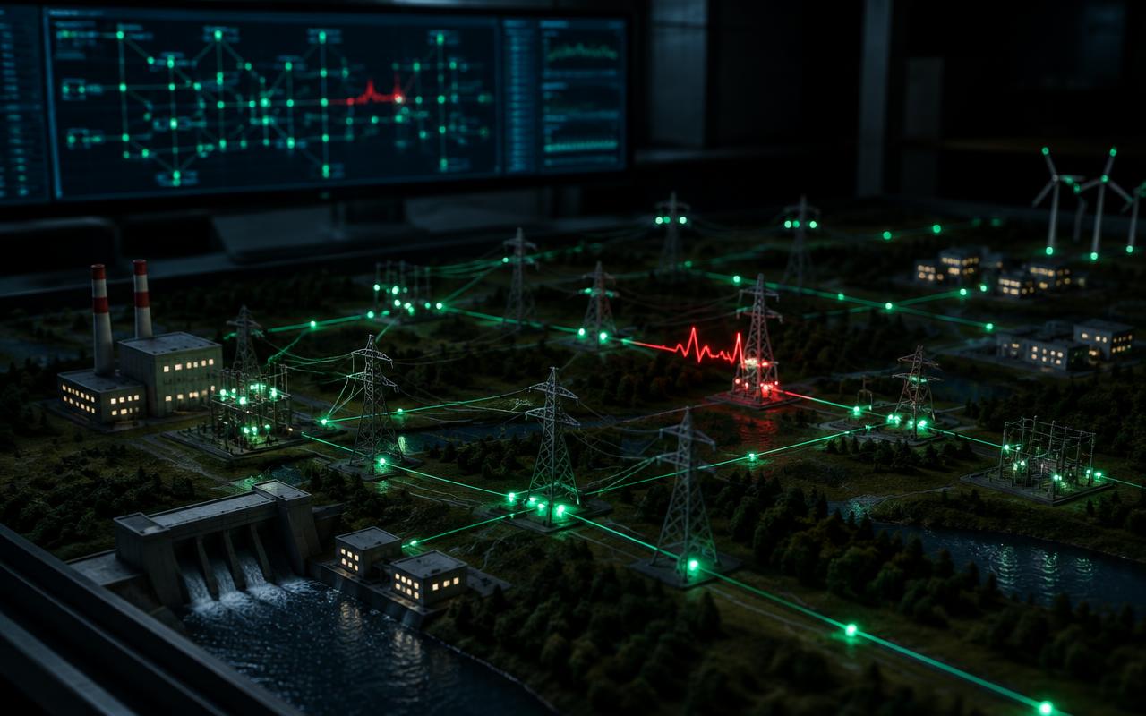 An adversarial input confusing a computer vision system