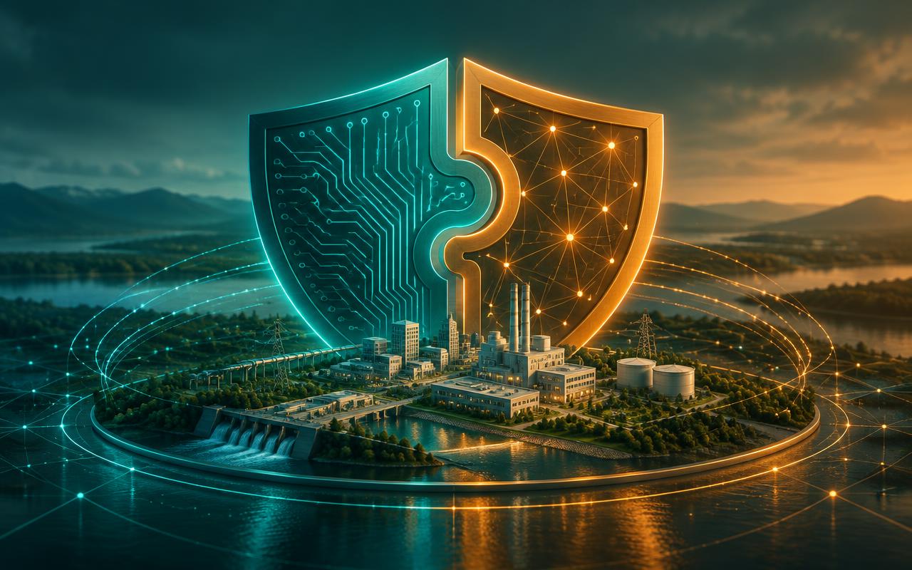 A secured AI system isolated from critical infrastructure